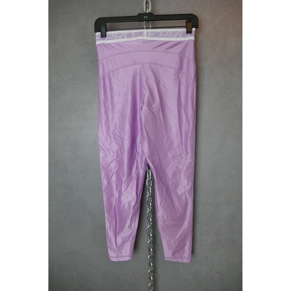 $55 WOMENS NIKE PRO HIGH RISE 7/8 TRAINING Compression TIGHTS DA0570-591 M - Picture 1 of 7